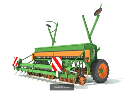 Farm Equipment Collection 3D Model Pack