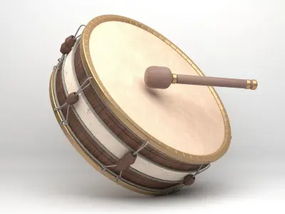 Ramadan Islamic Drum 3D model