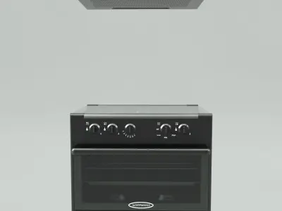 Oven stove A1 3D model