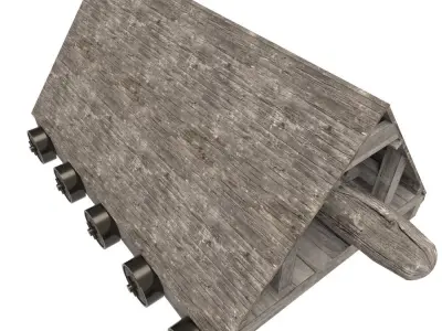 Battering Ram Low-poly 3D model
