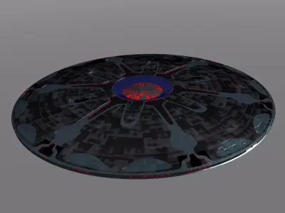 Detailed UFO Free 3D model