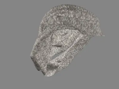 Dress collars scarves and necklaces decorated 3d models 3D model 2