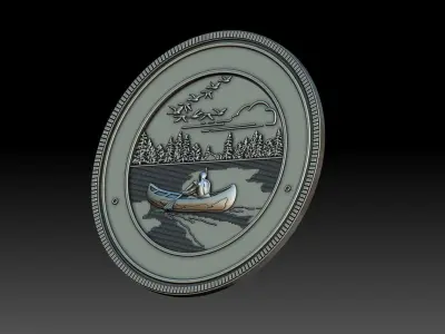 Town Seal 3D print model