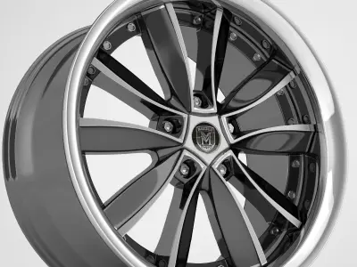 Marcello MR02 and 05 rims 3D model