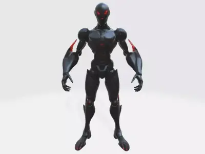 Killer robot 3D model