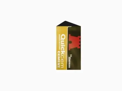 Cement box of quickcomm charcoal Free 3D model