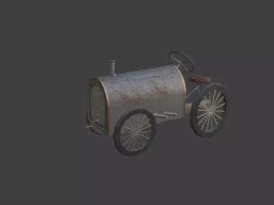 Vintage toy car 3D model buy