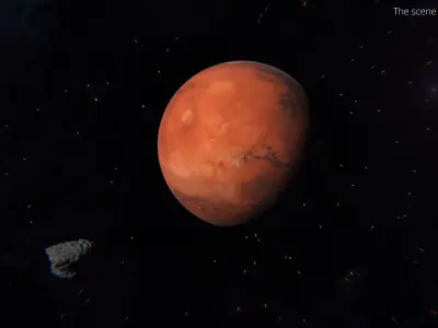  Volumetric Planet Mars For Blender 