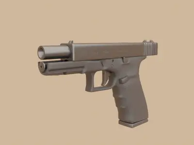 glock 20 Low-poly 3D model