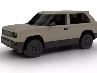 Slate Truck SUV Fastback 2027 3d model 3D model