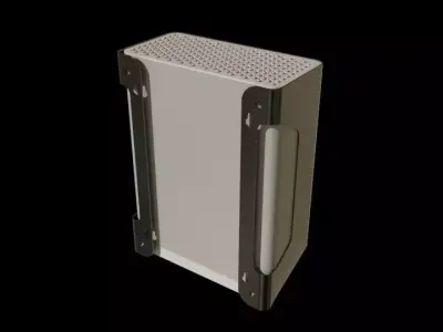 Exhaust air purifier system  3D model