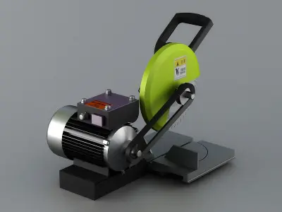circular saw machine tool industrial wood tools cut equipment 3D model purchase