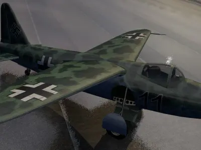 Heinkel He-178 3D model
