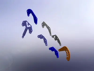 VEE YOKE PLATE Free 3D model
