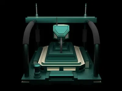 Sci fi vehicle 3D model purchase