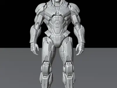 CyberBot future 3D model