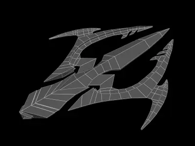 UAV Trident FREE Free low-poly 3D model