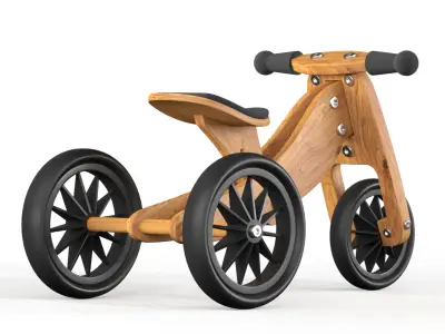Kinderfeets Tiny Tot Balance Bike 3D model