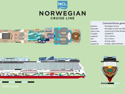 Norwegian Encore 3D model