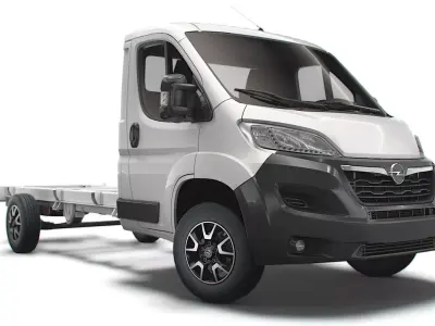 Opel Movano Chassis Truck Single Cab 4035 WB XL 2022 3D model