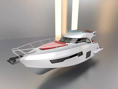 Yacht Boat 3D model