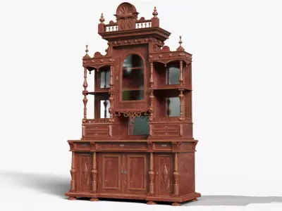 Antique Cupboard 3D model