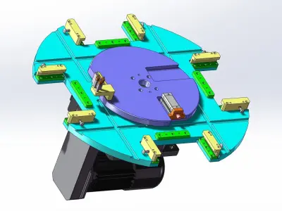 The dividing plate mechanism 3D model