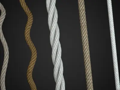 ropes and lasso 3D model