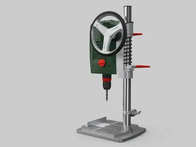 Table Hand Press Drill 3D model