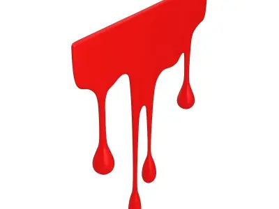 Paint Drops 3D model