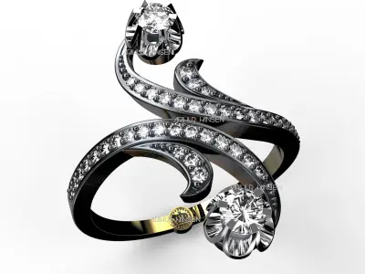 Antique TDM Ring 3D print model