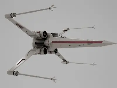 X-Wing 3D model