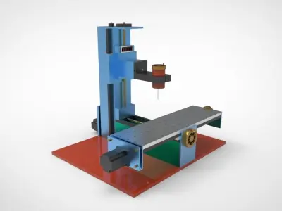 CNC Turning Machine  3D model