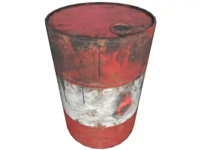 Barrel Free low-poly 3D model get