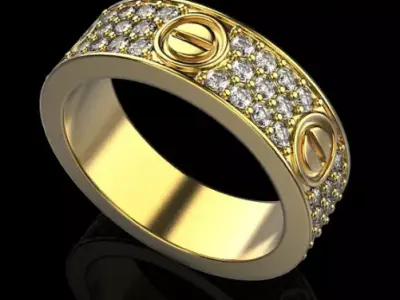 Ring  car size 7 3D print model