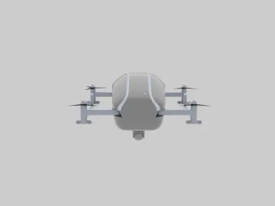 Sci-fi Drone 3D model 3