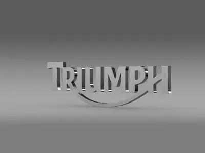 Triumph 3d Logo 3D model