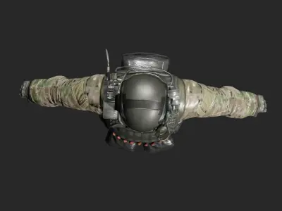 Lowpoly Army Soilder Low-poly 3D model