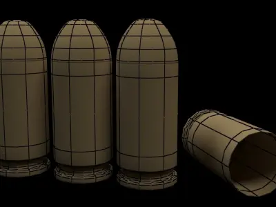 Free bullet model Free 3D model
