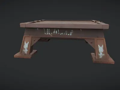rusty industrial metal platform 3D model purchase