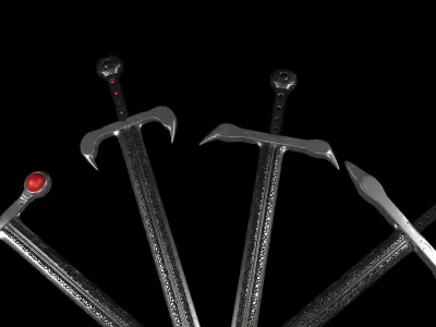 Old Sword with amazing details  Free 3D model