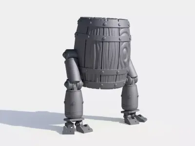 BARREL AUTOMATA 3D model