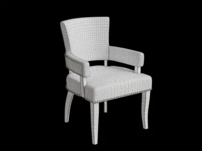 Vintage Dining Chair 3D model