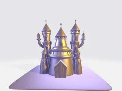 castle  3D model get