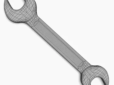 Wrench 3D model 7