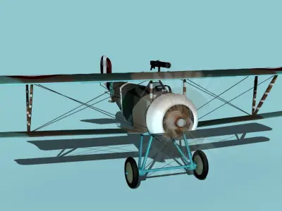 Nieuport 11 VHP V04 3D model