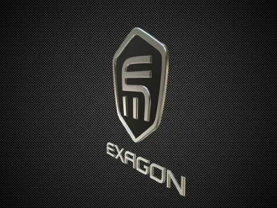 exagon logo 3D model