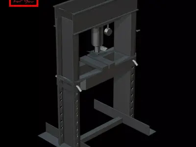 Hydraulic Press Repair Services 3D model