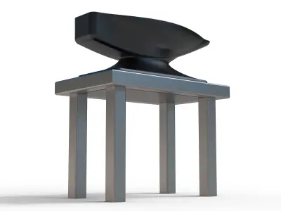 Blacksmith Anvil 4K 3D model