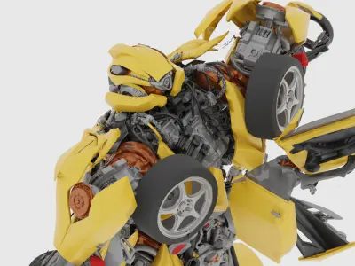 Bumblebee Transformer High-Detail 3D model